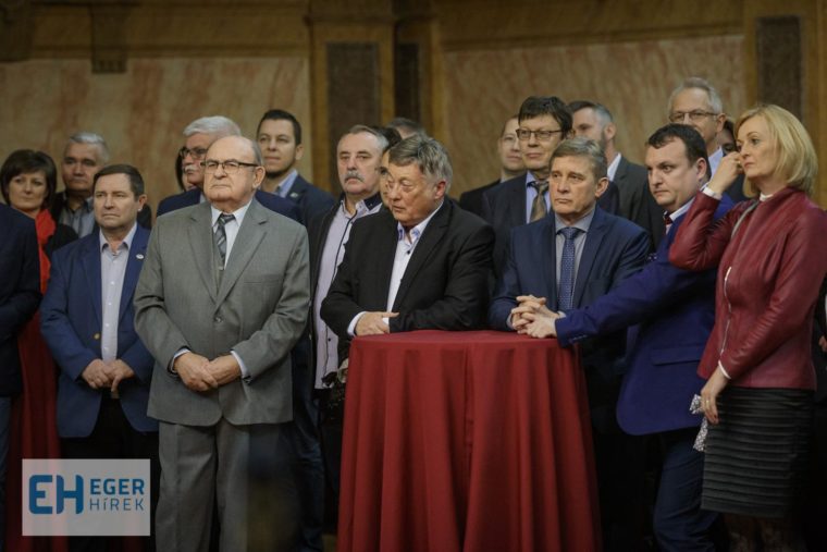 Egri agy adózók köszöntése