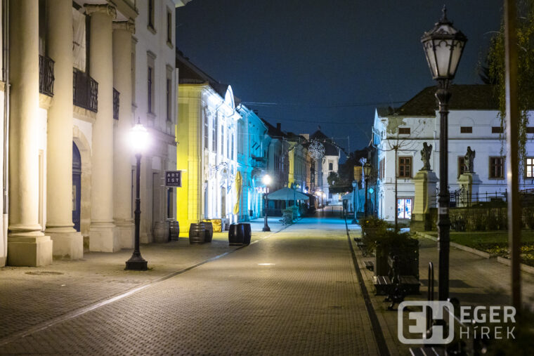 Eger a kijárási tilalom idején